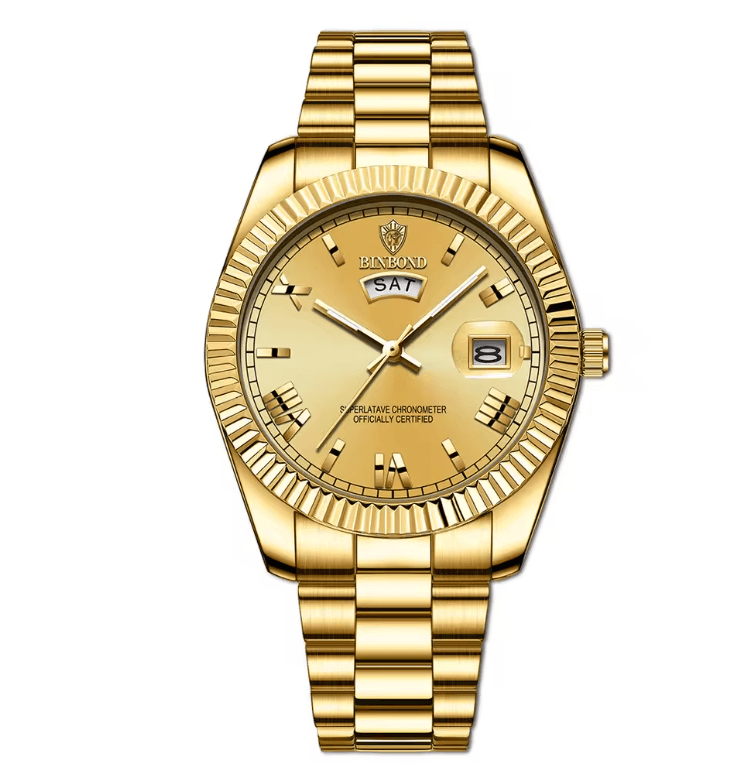 Mens Business Sports Quartz Watch Waterproof Luminous Calendar Wristwatch 2