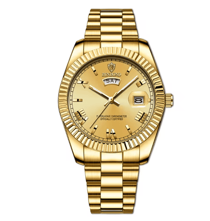 Mens Business Sports Quartz Watch Waterproof Luminous Calendar Wristwatch 2