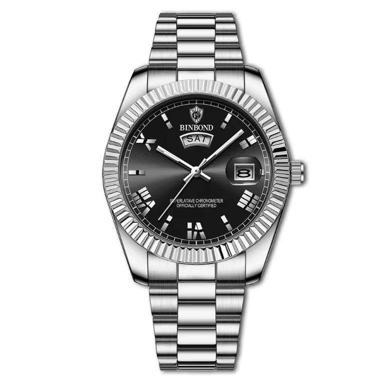 Mens Business Sports Quartz Watch Waterproof Luminous Calendar Wristwatch 4