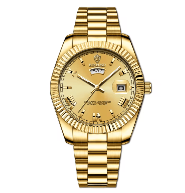 Mens Business Sports Quartz Watch Waterproof Luminous Calendar Wristwatch 5