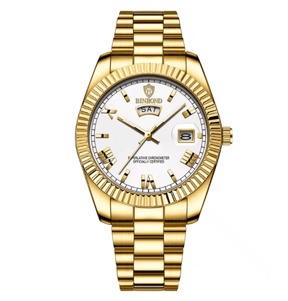 Mens Business Sports Quartz Watch Waterproof Luminous Calendar Wristwatch 6
