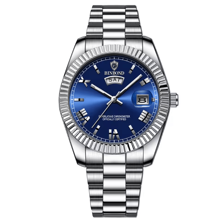Mens Business Sports Quartz Watch Waterproof Luminous Calendar Wristwatch 7