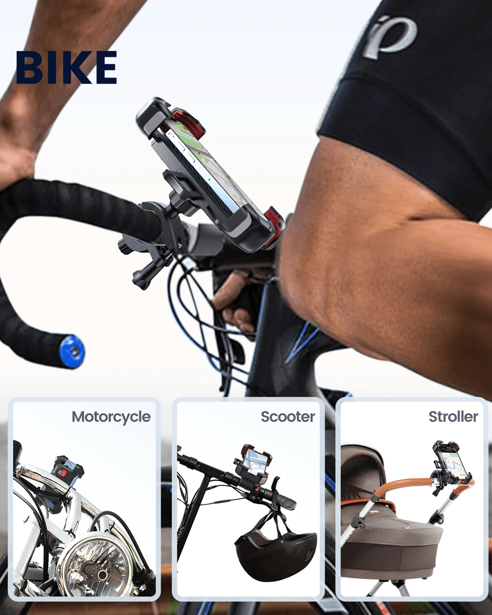 Universal Bike Phone Holder 360 Degree Shockproof Bicycle Mount For Smartphones 3