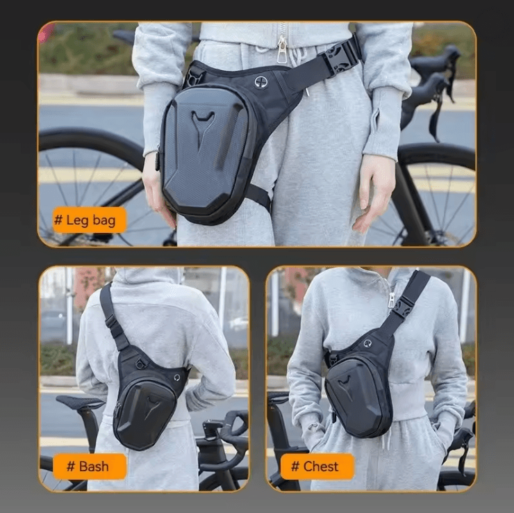 Cycling Leg Bag EVA Hard Shell Waist Pack For Outdoor Riding And Casual Use 1