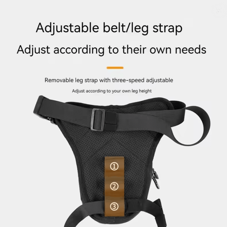 Cycling Leg Bag EVA Hard Shell Waist Pack For Outdoor Riding And Casual Use 2