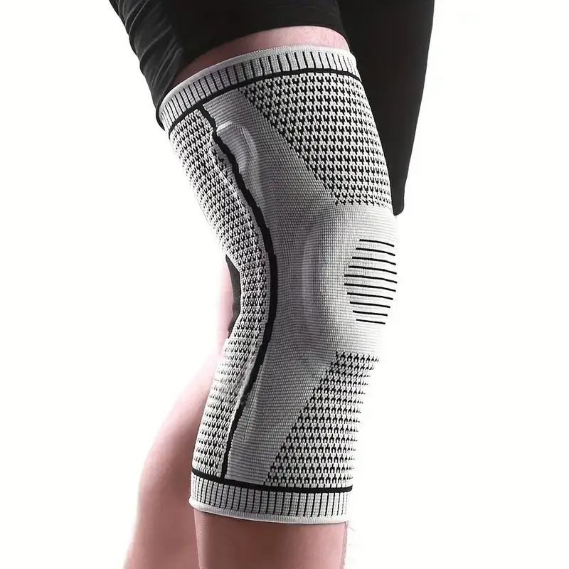 Non Slip Knee Support Brace With Patella Gel Pad Stabilizers And Compression Sleeve For Sports And  5