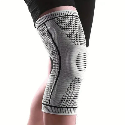 Non Slip Knee Support Brace With Patella Gel Pad Stabilizers And Compression Sleeve For Sports And  5