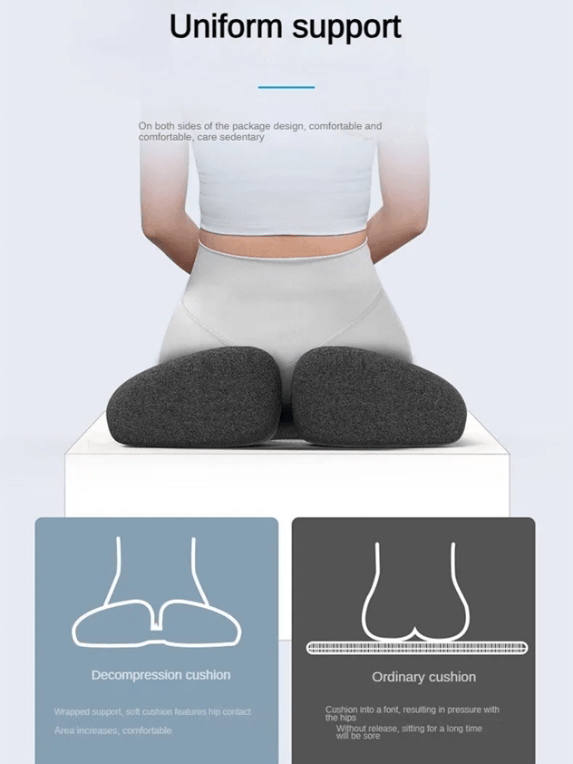 Orthopedic Memory Foam Coccyx Cushion For Tailbone Sciatica And Back Pain Relief 2