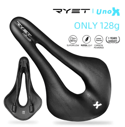 Carbon Leather Bike Saddle Ultralight Road and MTB Racing Seat Cushion