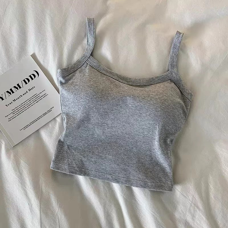 Womens Sexy Sleeveless Crop Top, Fashion Tube Top & Camisole for Ladies, Basic Vest Lingerie