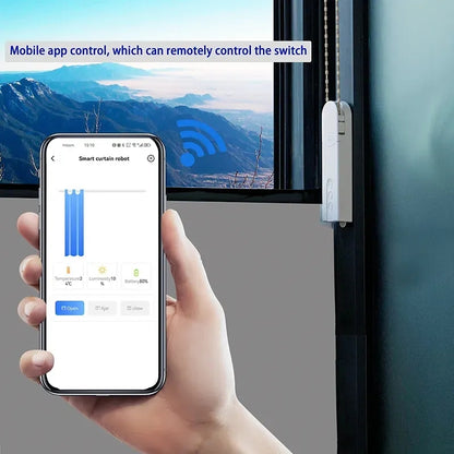 WiFi Tuya Smart Blind Motor Electric Roller Shutter Shadows App Control Curtain Opener & Closer Automatic Lifting System