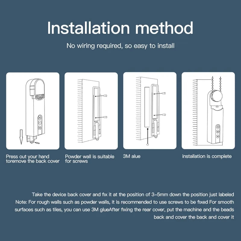 WiFi Tuya Smart Blind Motor Electric Roller Shutter Shadows App Control Curtain Opener & Closer Automatic Lifting System