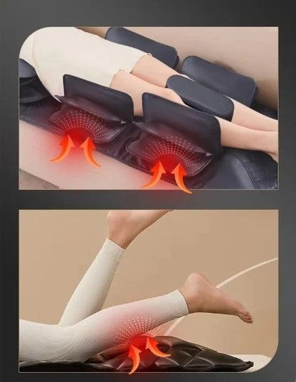 Full Body Heated Vibration Massage Mat With Airbag Traction And Remote Control 2