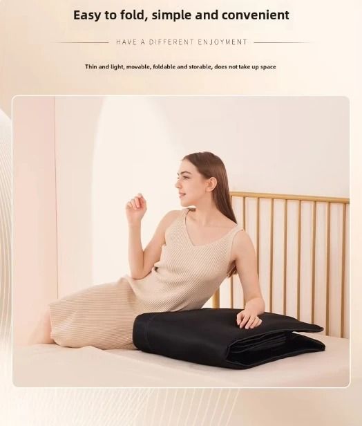 Full Body Heated Vibration Massage Mat With Airbag Traction And Remote Control 5
