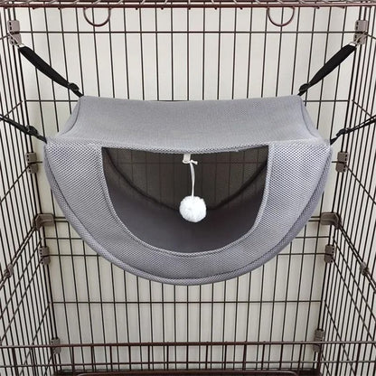 Cat Hammock For Small Pets Breathable Mesh Pet Bed 2
