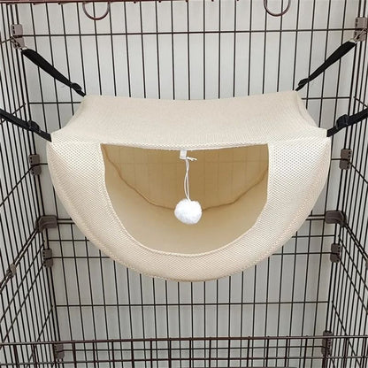 Cat Hammock For Small Pets Breathable Mesh Pet Bed 6