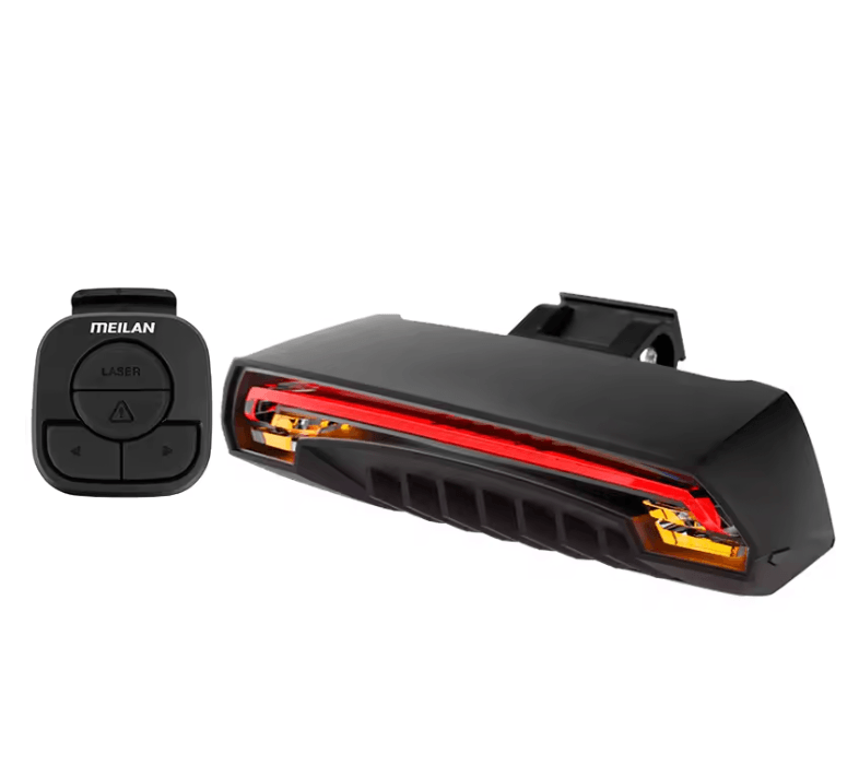 Wireless Bike Rear Light Smart Brake USB Rechargeable With Remote Turn Signals 2