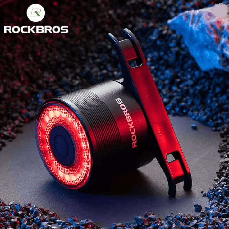 Smart Brake Bicycle Tail Light USB Rechargeable Waterproof Rear Light for Road and MTB Cycling