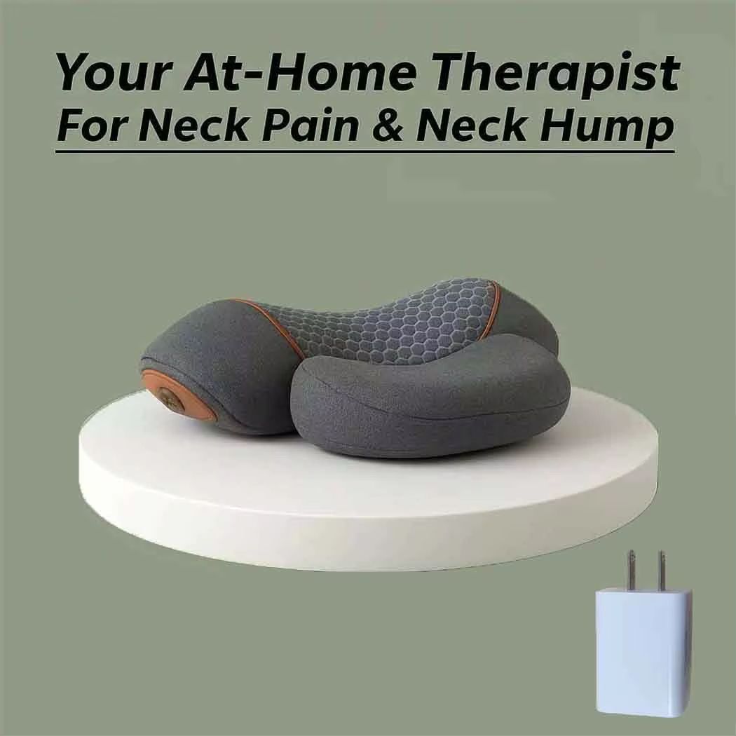 Okayso Electric Neck Massager Pillow With Heat Vibration  Cervical Traction 6
