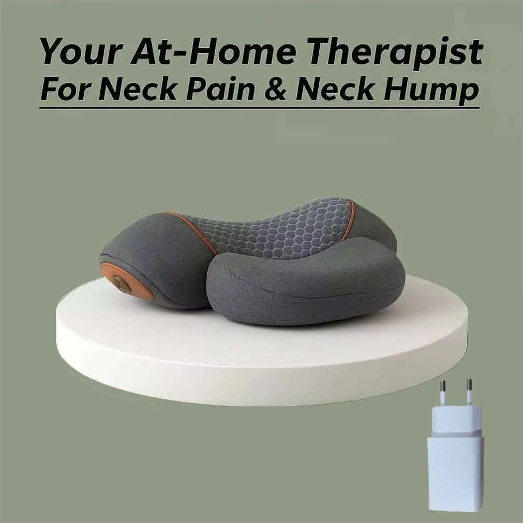 Okayso Electric Neck Massager Pillow With Heat Vibration  Cervical Traction 7