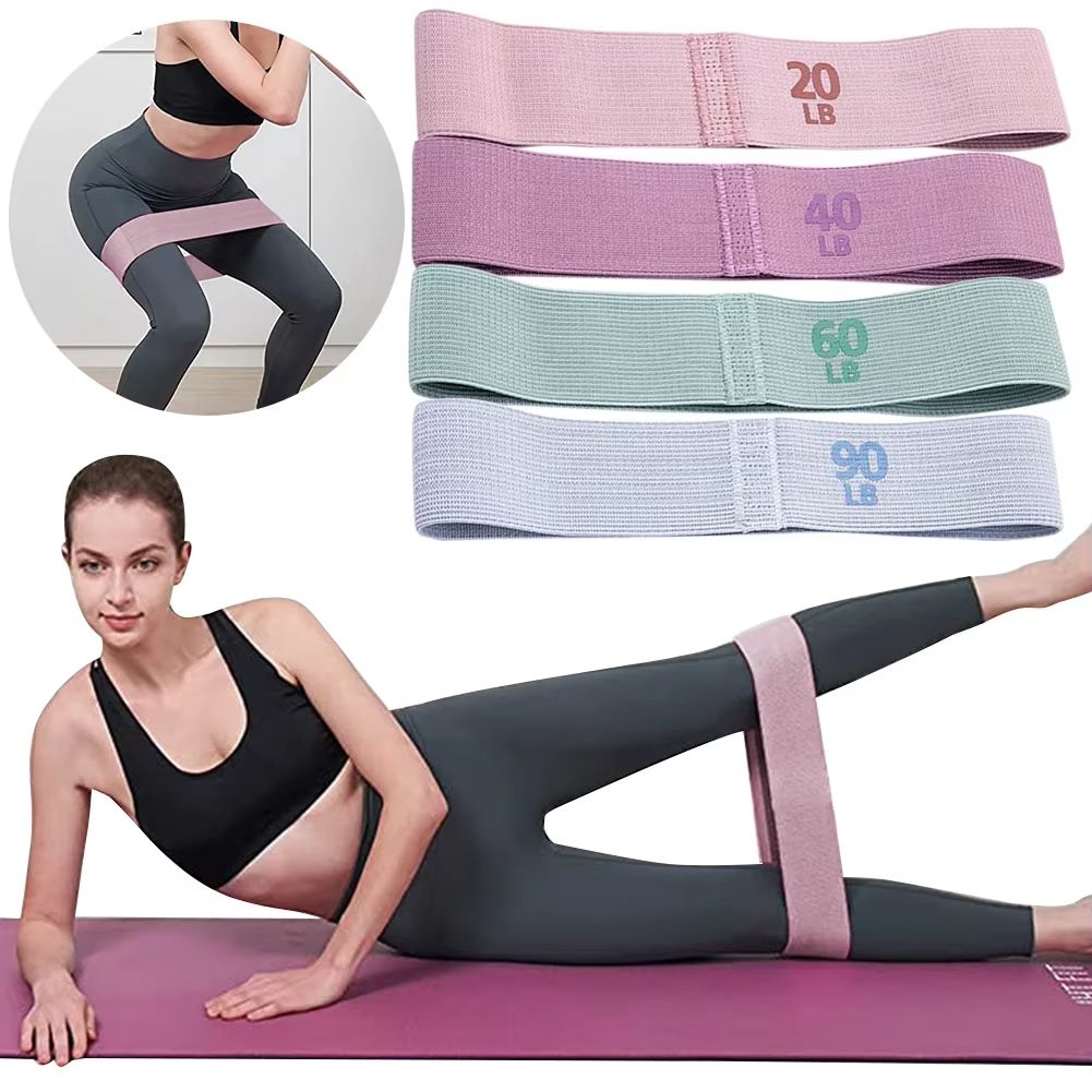 Resistance Bands for Legs and Glutes – Booty, Thigh & Hip Workout Bands for Fitness and Yoga