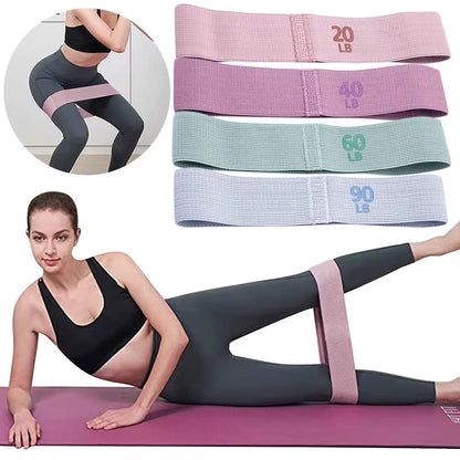 Resistance Bands for Legs and Glutes – Booty, Thigh & Hip Workout Bands for Fitness and Yoga