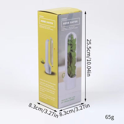 FreshKeeping Herb Saver Container  Durable Kitchen Storage For Leafy Greens 3