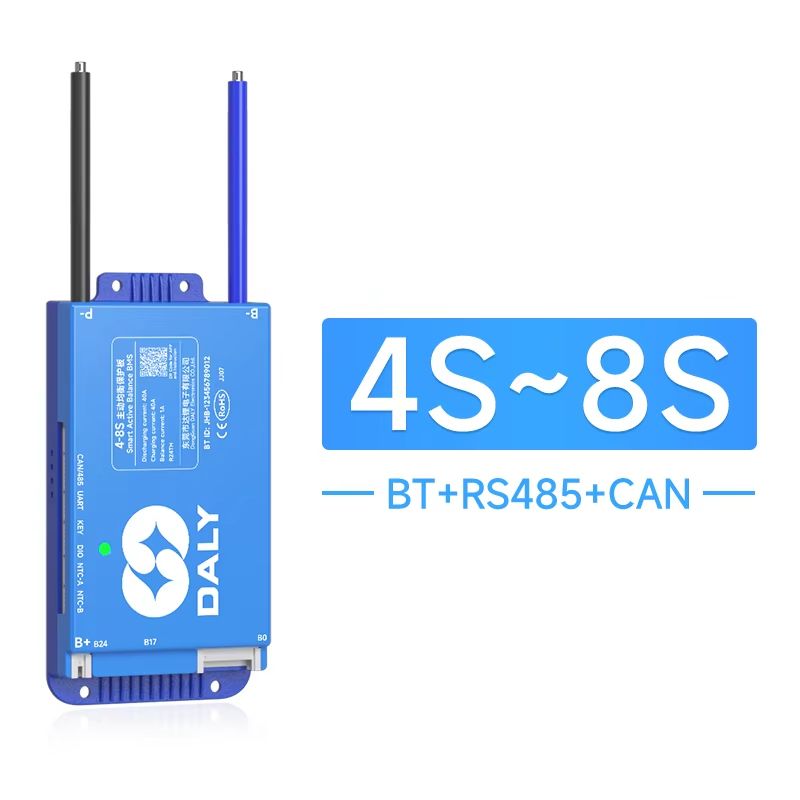 Daly Smart BMS With Bluetooth  Active Balance System For LiFePO4 Liion LTO  NMC Batteries 7