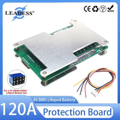 4S 12V 120A LiFePO4 Battery Protection Board With Enhanced BMS For Reliable Power 1