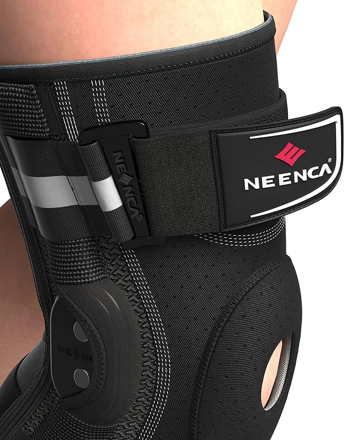 Hinged Knee Brace With Side Stabilizers For Joint Pain Relief Arthritis Meniscus Tear ACL PCL Suppo 4