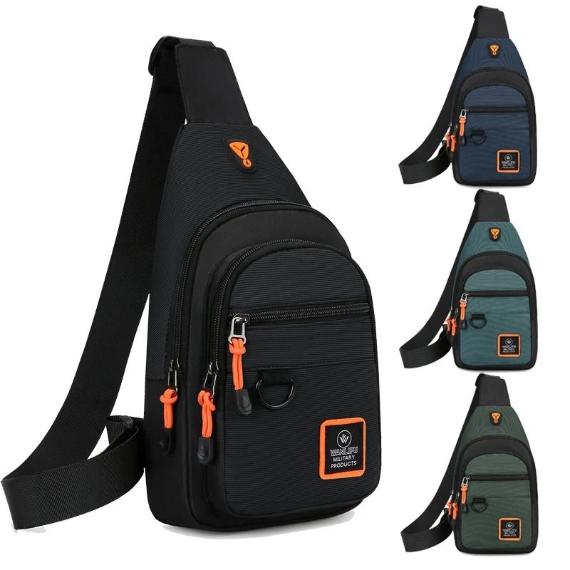 Men Outdoor Hiking Crossbody Shoulder Bag Waterproof Travel Chest Bag 1