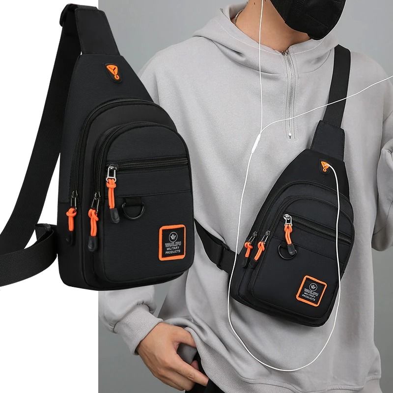 Men Outdoor Hiking Crossbody Shoulder Bag Waterproof Travel Chest Bag 4