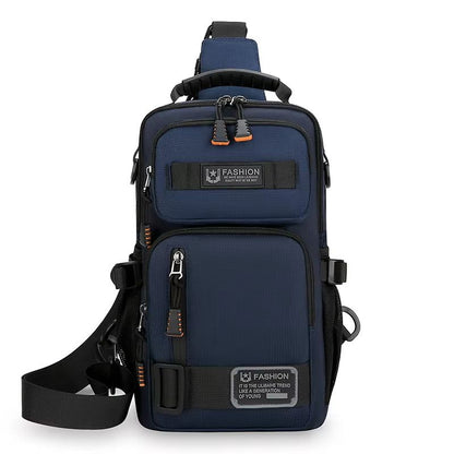 Mens Oxford Crossbody Chest Bag  Fashionable Waist Pack For Everyday Use 2