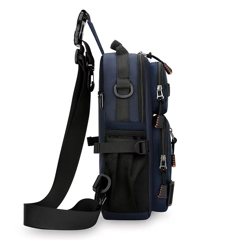 Mens Oxford Crossbody Chest Bag  Fashionable Waist Pack For Everyday Use 3