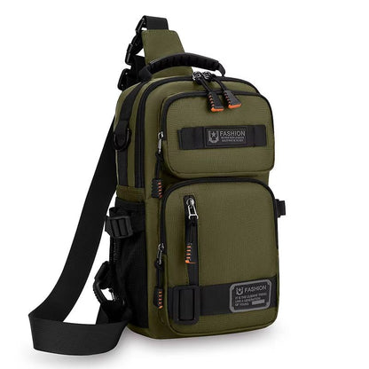 Mens Oxford Crossbody Chest Bag  Fashionable Waist Pack For Everyday Use 7