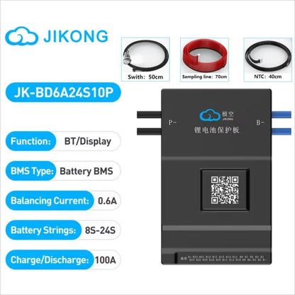 Smart Active Balance BMS Lifepo4 LiIon LTO Battery Management System 8S24S 60A600A 11