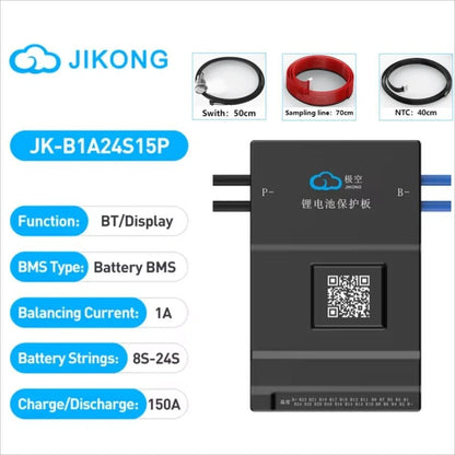 Smart Active Balance BMS Lifepo4 LiIon LTO Battery Management System 8S24S 60A600A 21