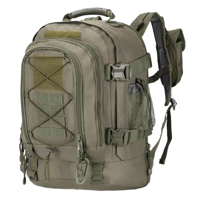 60L Tactical Backpack For Men  Expandable Military Hiking And Camping Rucksack 1