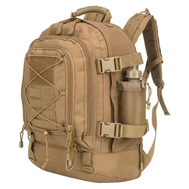 Extra Large 60L Tactical Backpack  WaterResistant Outdoor Hiking  Travel Pack With Laptop Compartme 9