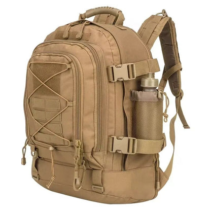 Extra Large 60L Tactical Backpack  WaterResistant Outdoor Hiking  Travel Pack With Laptop Compartme 9