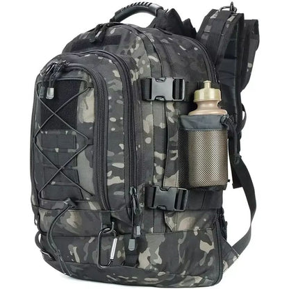 Extra Large 60L Tactical Backpack  WaterResistant Outdoor Hiking  Travel Pack With Laptop Compartme 7