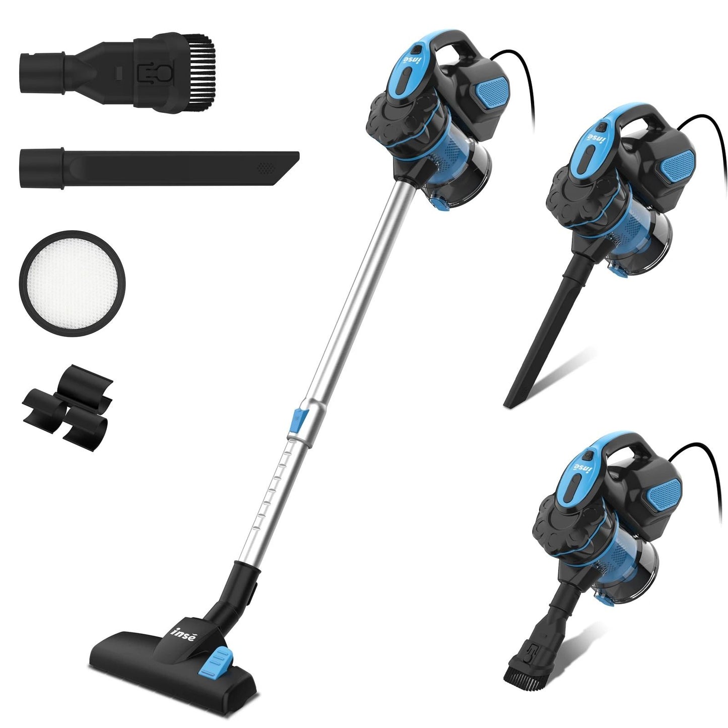 Corded Stick Vacuum Cleaner 18Kpa Suction 600W Motor Lightweight Handheld Vacuum For Pet Hair And H 1