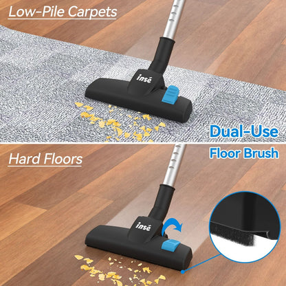 Corded Stick Vacuum Cleaner 18Kpa Suction 600W Motor Lightweight Handheld Vacuum For Pet Hair And H 4