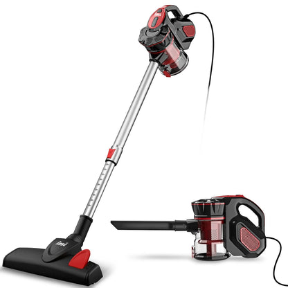 Corded Stick Vacuum Cleaner 18Kpa Suction 600W Motor Lightweight Handheld Vacuum For Pet Hair And H 8