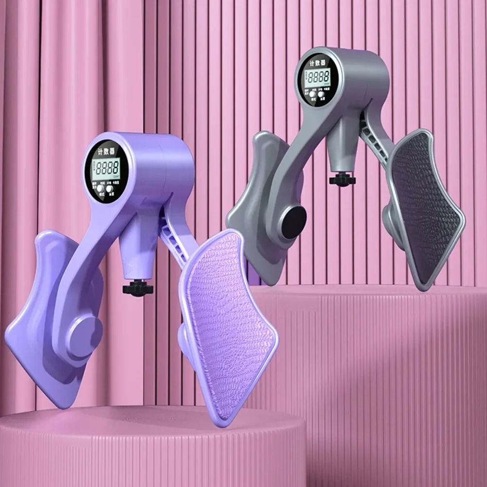 Digital Counter Hip Trainer Adjustable Pelvic Floor Muscle Exerciser Leg and Thigh Fitness Equipment