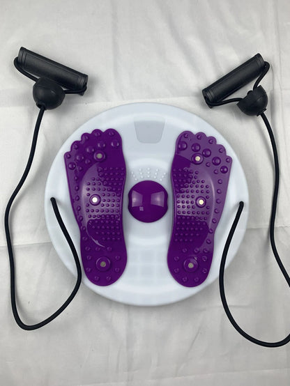 Exercise Waist Twisting Disc With Foot Massage And Resistance Bands 2