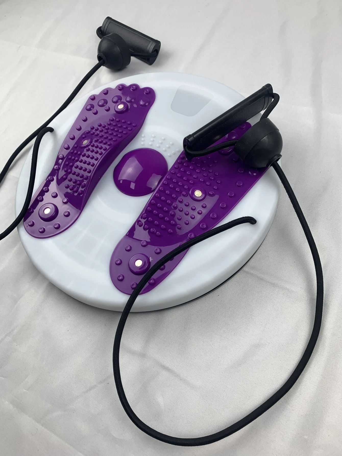 Exercise Waist Twisting Disc With Foot Massage And Resistance Bands 3