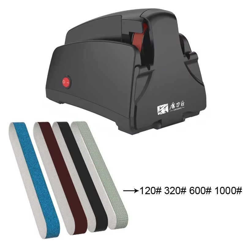 TAIDEA Professional Electric Knife Sharpener With Sanding Belts  Adjustable Sharpening Tool For Kit 6