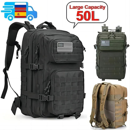 Tactical Backpack Large Capacity Waterproof Travel Bag