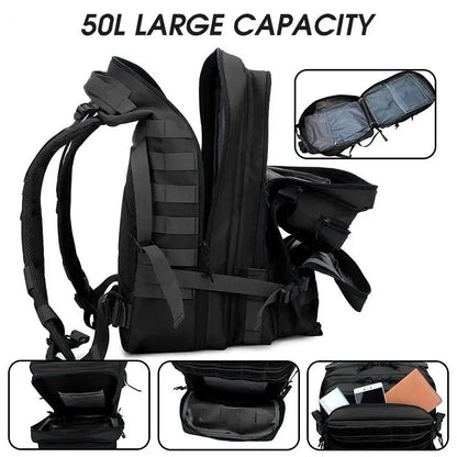 Tactical Backpack Large Capacity Waterproof Travel Bag 2